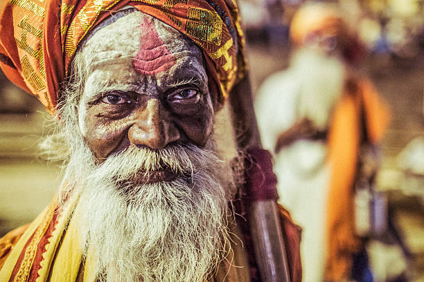 A Sadhu in a Temple