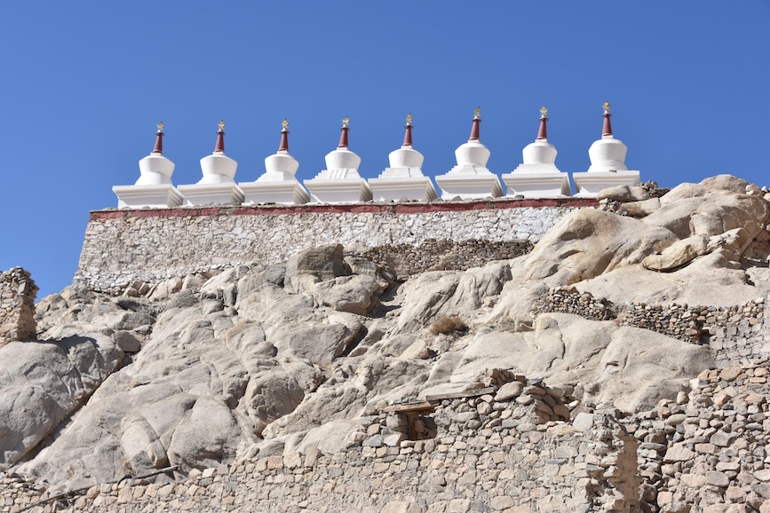 Stupas in Ladak, India